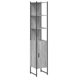 Bathroom Cabinet Grey Sonoma 33x33x185.5 cm Engineered Wood 842474