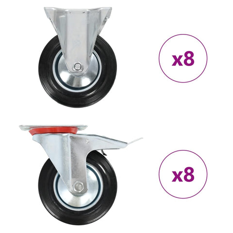 16 pcs Casters 160 mm 278053