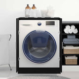 Washing Machine Cabinet Black Oak 70.5 x 71.5 x 91.5 cm 862667