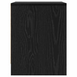 Bedside Cabinet Black Oak 45 x 34 x 44.5 cm Engineered Wood 8000983
