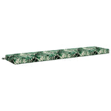 2-Piece Bench Cushions SOEST 2 pcs 100% Polyester Leaf Pattern 949997
