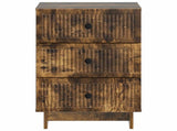 Bedside Cabinet Smoked Oak 43 x 41 x 66.5 cm Engineered Wood 893870