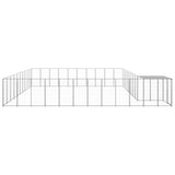 Dog Kennel Silver 31.46 m Steel 3082247