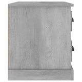 Bedside Cabinet Concrete Grey 60x39x45 cm 816364