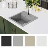 Granite Kitchen Sink Single Basin Grey 142949