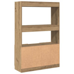 Highboard Artisian Oak 92x33x140 cm Engineered Wood 3309617