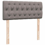 Box Spring Bed with Mattress Taupe 120x190 cm Fabric 3285838