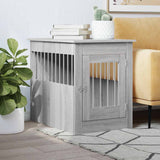Dog Crate Furniture Grey Sonoma 55x80x68 cm Engineered Wood 838328