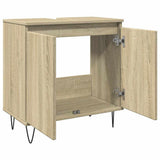 Bathroom Cabinet Sonoma Oak 58x33x60 cm Engineered Wood 849674