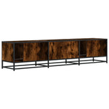 TV Cabinet Smoked Oak 180x35x41 cm Engineered Wood 3300777