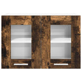 Hanging Cabinet with Storage 2 pcs Smoked Oak 60 x 31 x 40 cm 884219