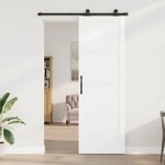 Sliding Door Manual ORKDAL White and black 78 x 232 cm 3333447