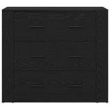 Sideboard Black Oak 240 x 33 x 70 cm Engineered Wood 3333085