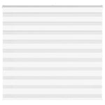 ZNTS Zebra Blind White 160x150 cm Fabric Width 155.9 cm Polyester 4014767