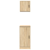 ZNTS Garage Cabinets 2 pcs Sonoma Oak Engineered Wood 3328298