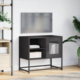 TV Cabinet Black 68x39x60.5 cm Steel 853386