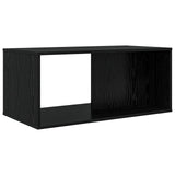 Coffee Table Set 2 pcs Black Oak Engineered Wood 8000261