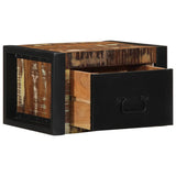 Bedside Cabinet Multicolour 40x35x25 cm Solid Wood Reclaimed 4015946