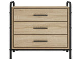 Bedside Cabinet Sonoma Oak 48 x 36.5 x 60 cm Engineered Wood 8013532