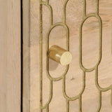 Bedside Cabinet 40x33x46 cm Solid Wood Mango 358244