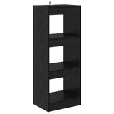 Book Cabinet Black oak 37 x 30 x 103 cm Engineered wood 880455