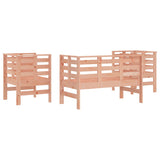 ZNTS 3 Piece Garden Lounge Set Solid Wood Douglas 825147