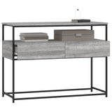 Console Table Grey Sonoma 100x40x75 cm Engineered Wood 834153