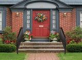 Matte Black Outdoor 3 Level Iron Handrail 45115631