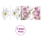 Folding Room Divider 217x170 cm Flower 240481