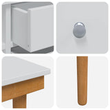 Dressing Table Set FAUSKE 3 pcs White 76 x 50 x 103.5 cm 3438585