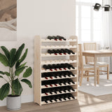 ZNTS Wine Rack 72.5x25x111.5 cm Solid Wood Pine 4007561