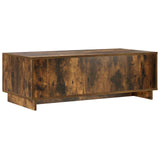 Coffee Table Smoked Oak 102 x 50.5 x 35 cm Engineered Wood 8011455