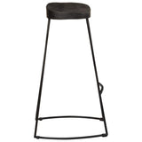 Bar Stools 2 pcs Black 45x40x78 cm Solid Wood Mango 4013527