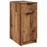 Desk Cabinet Old Wood 33x50x75 cm Engineered Wood 856997
