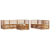 Outdoor Sofa Set 6 pcs Natural Solid Acacia Wood 3372999