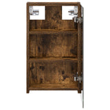 Bathroom Mirror Cabinet Smoked Oak 30 x 10.5 x 50 cm 889011