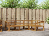 Outdoor Sofa Set 4 pcs Natural Solid Acacia Wood 3366337