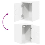Garage Cabinets 2 pcs White Engineered Wood 3328260
