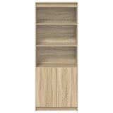 Highboard Sonoma Oak 70x35x180 cm Engineered Wood 3328473