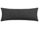 Cushion Cover 12 pcs HEERLEN Dark Grey 40 x 80 cm Boucl 909948