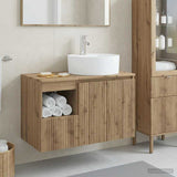 Bathroom Furniture Set 2 pcs Artisan Oak Engineered Wood 3404083