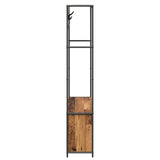 Coat Stand with Shoes Bench Old Wood 100 x 32 x 180.5 cm 8012036