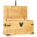 ZNTS Storage Chest Mexican Pine Corona Range 91x49.5x47 cm 243747