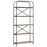 Bookshelf Artisan Oak 80 x 30 x 183 cm Engineered wood 879838
