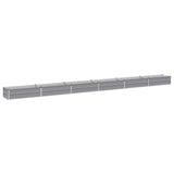 Raised Garden Bed Grey 480 x 40 x 24 cm cold-rolled steel 8006365