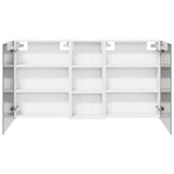 Bathroom Cabinet Set 3 pcs 130 x 14.5 x 70 cm Engineered wood 3403760