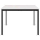 Dining Table White 110 x 110 x 75 cm Solid Pine Wood 892788
