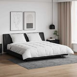 Duvet Set with Pillow 3 pcs White Microfiber and Cotton 3377248