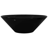 141927 Ceramic Bathroom Sink Basin Black Round