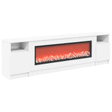 Electric Fireplace White 165 x 28.5 x 47 cm Engineered wood 8021183